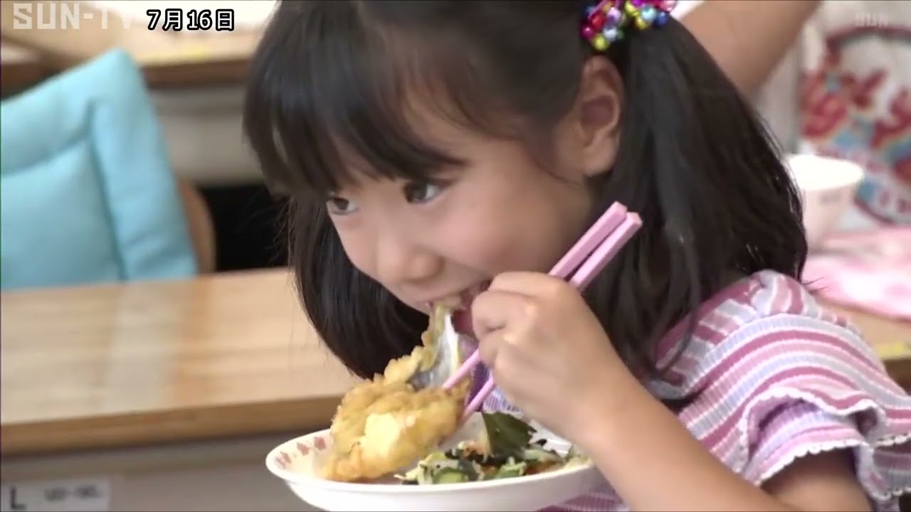 「おいしい！」南あわじ市の小学校で「地産地消」給食　夏の味覚ハモを児童が堪能