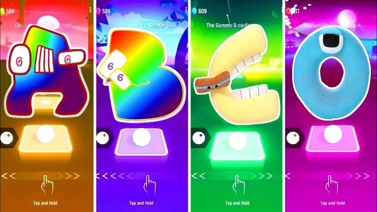 Rainbow Alphabet Lore New Pattern - A 🆚 B 🆚 Alphabet Lore Soft - C 🆚 O. 🎶 Who Is Best?🎵 Tell We? 😍