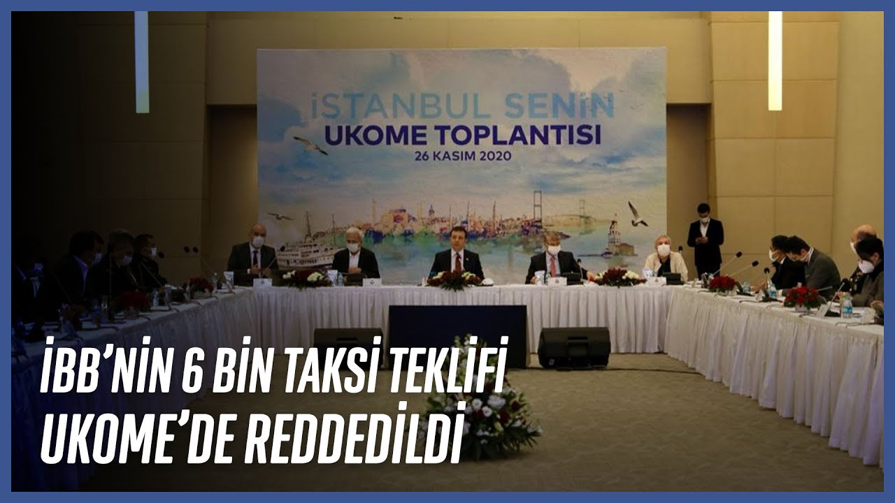 İBB'nin 6 bin yeni taksi teklifi UKOME'de oy &ccedil;okluğu ile reddedildi
