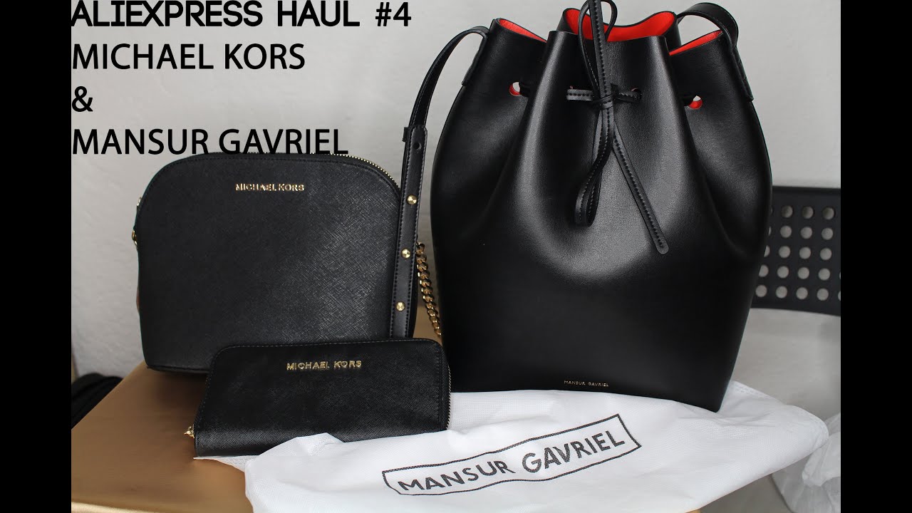 Aliexpress Haul #4!Bags & Wallet- Michael Kors & Mansur Gavriel