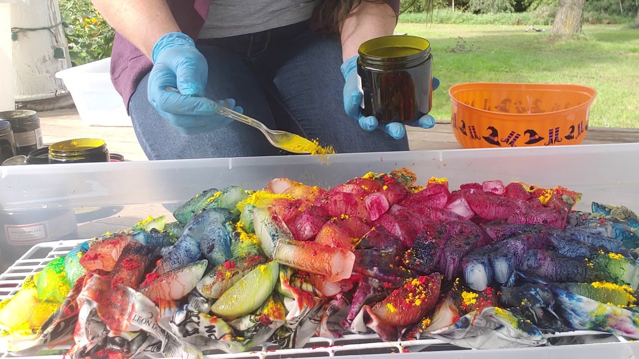 Ice Dye Tutorial with Powder Dyes