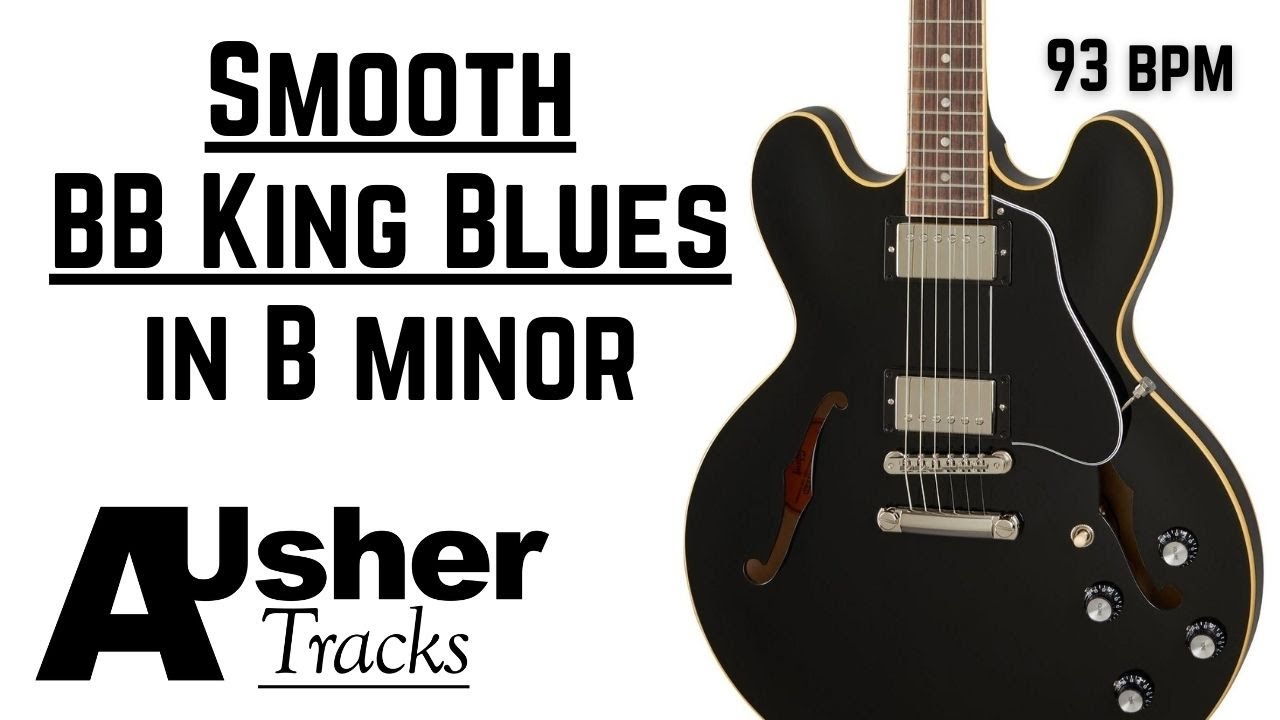 Classic BB King Blues Guitar Backing Track Jam in B minor