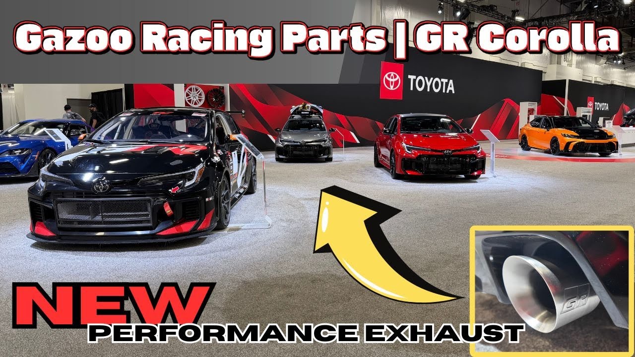 НОВЫЕ запчасти GR от Toyota для GR Corolla | Первый взгляд на выхлопную систему GR Performance