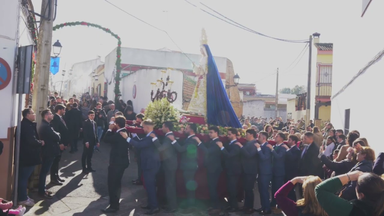 La Virgen de la Victoria de Olivares a los sones de Tu eres el Orgullo de nuestro Pueblo 2025. 