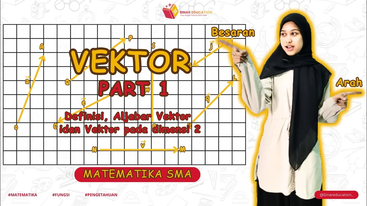 VEKTOR PART 1 | Definisi, Aljabar vektor dan Vektor pada Dimensi 2 | Matematika SMA Kelas 11|