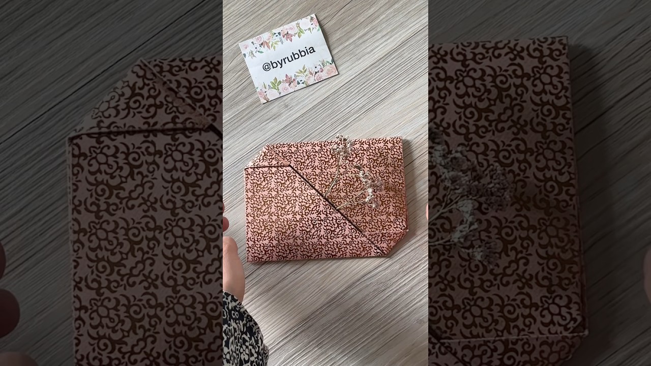 How to make an envelope without tape or glue 