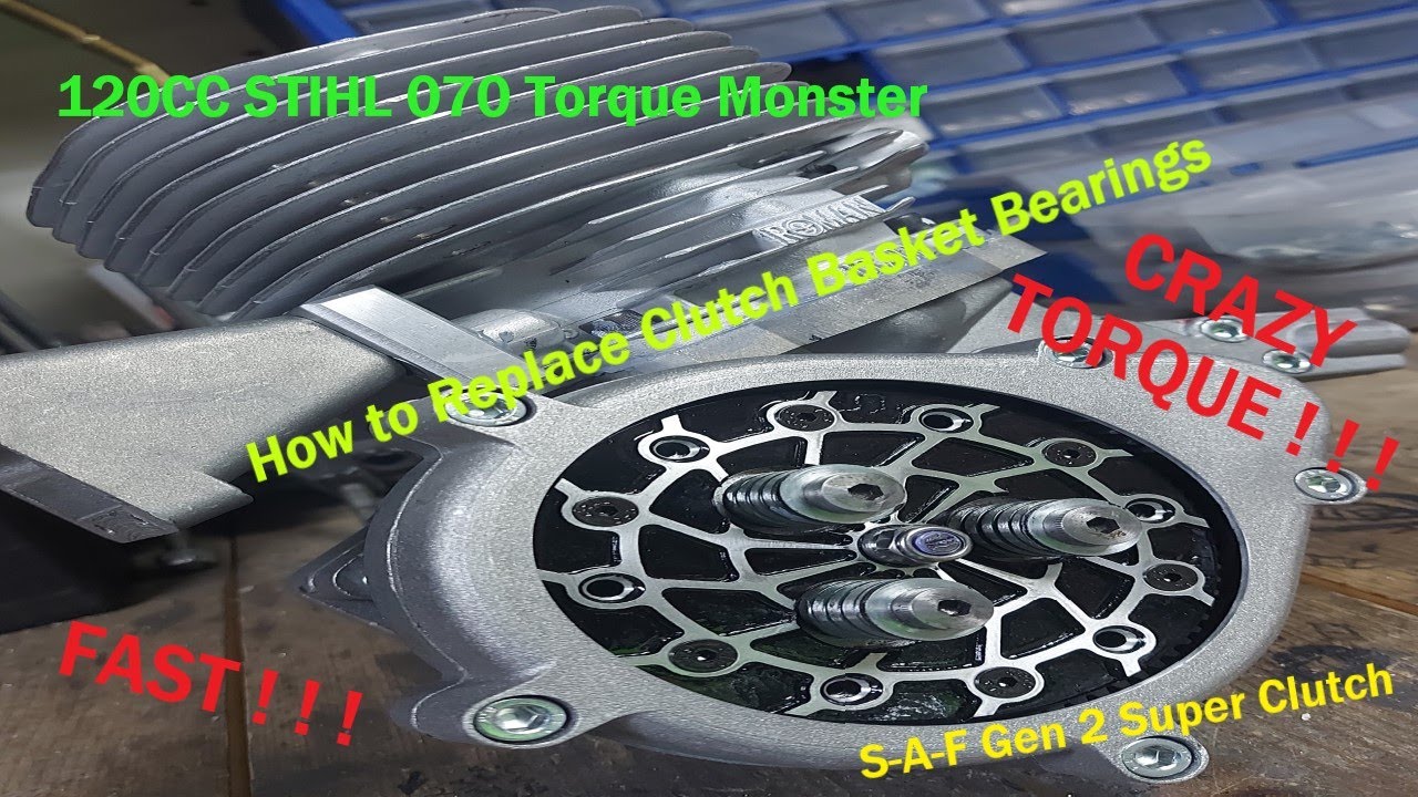 How to Replace Your Clutch Bearings in a | 49CC 66CC 80CC 100CC | Motorized Clutch Basket