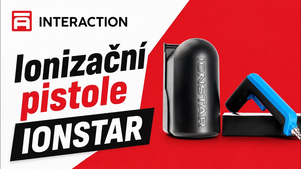 Ionizační pistole  - řešení k odstranění statického náboje plastů