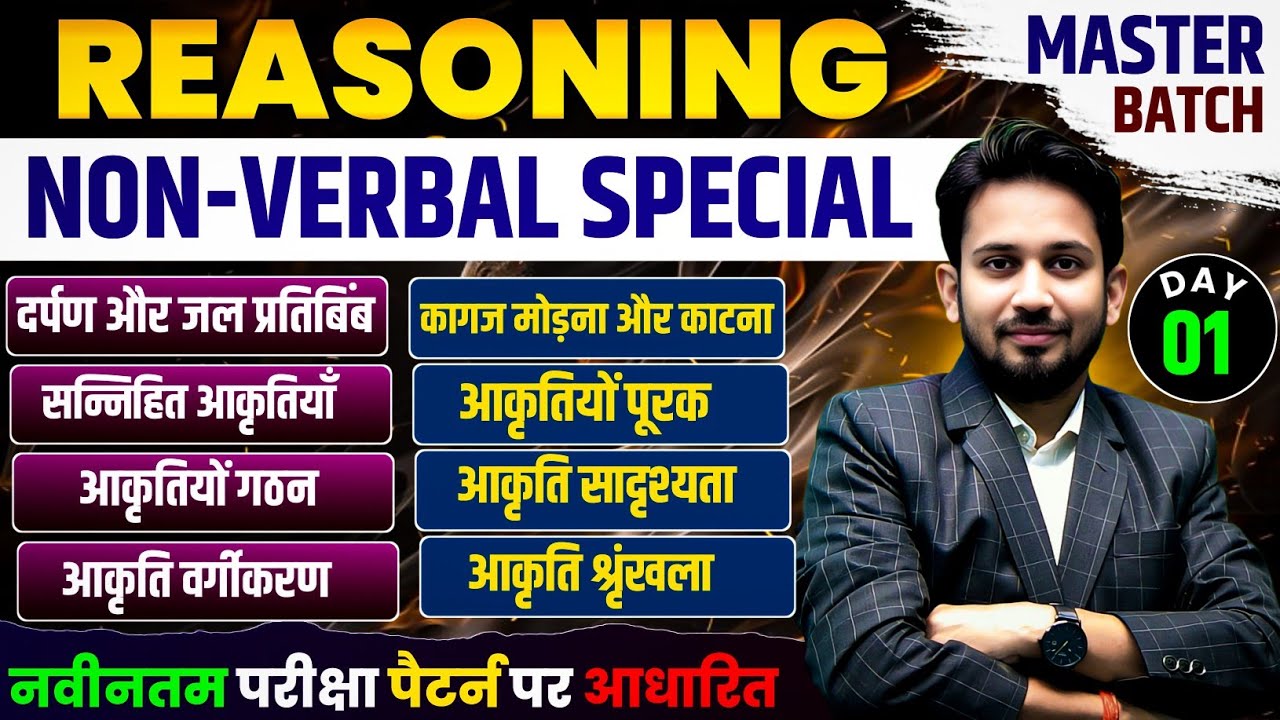 NON VERBAL REASONING || SERIES-श्रृंखला || बिल्कुल BASIC से SERIES का पूरा निचोड़ एकसाथ
