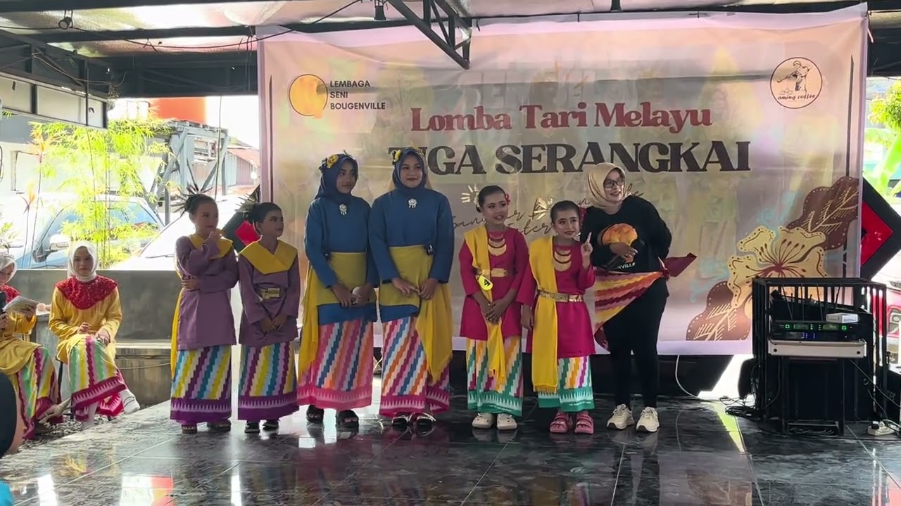Pengumuman pemenang tari 3 serangkai