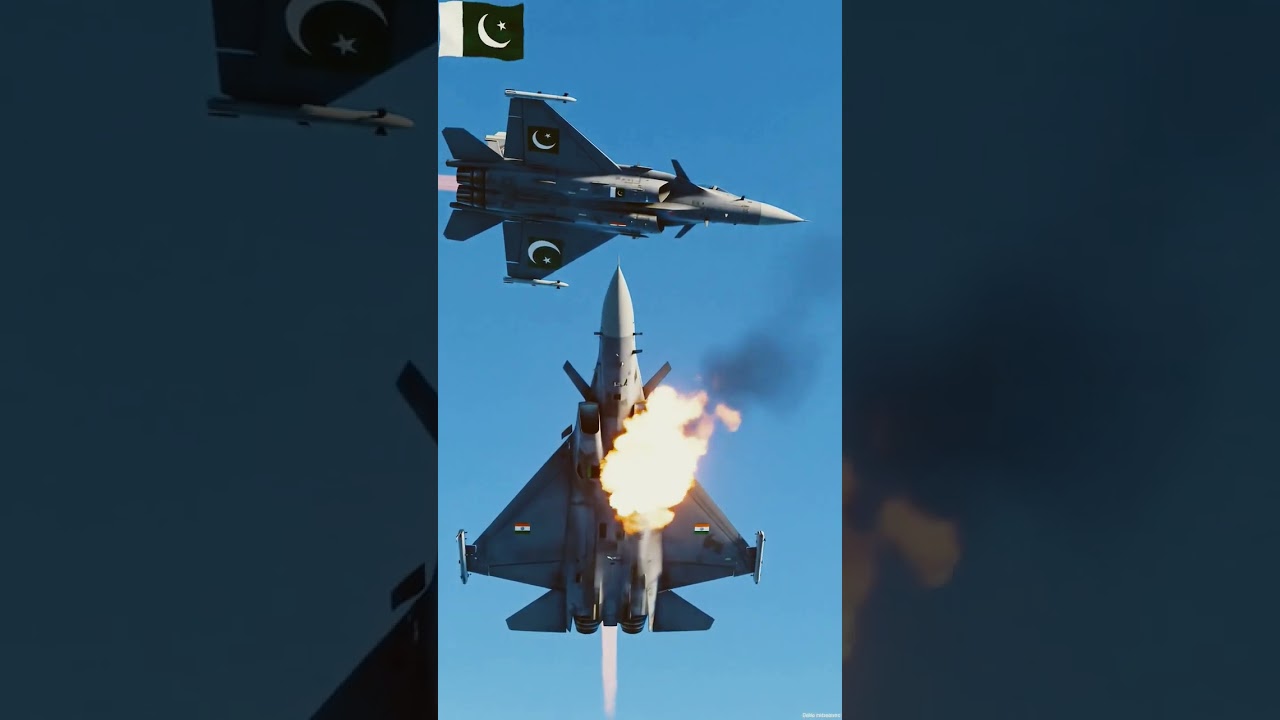 Indian Rafale down by Pakistani Fighter Jet | Pakistan Zindabad | @MABVlogs- #battle #warzone #army