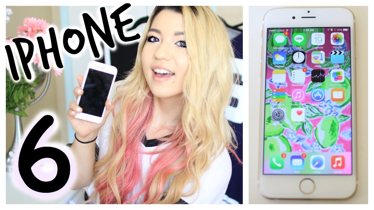 What's on my IPHONE 6 ! !  Plus Review || ZiziMakeup