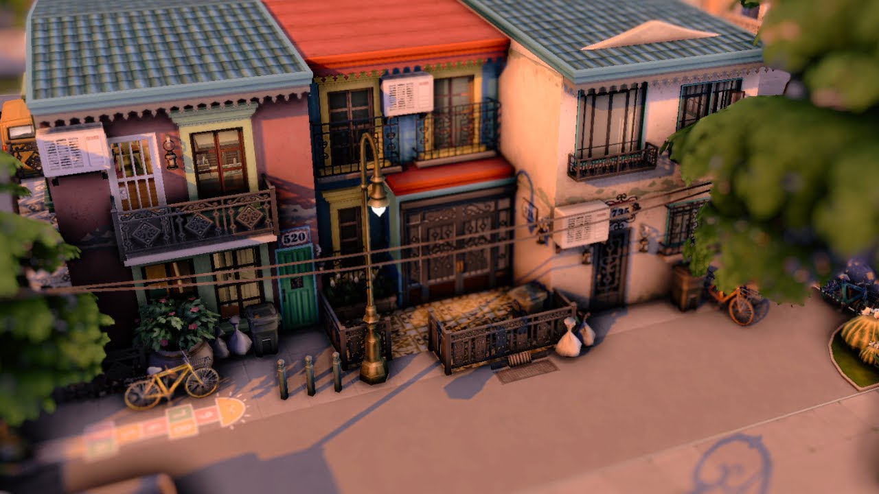 CIUDAD ENAMORADA RENTAL HOUSES  | LOVESTRUCK | NO CC | The Sims 4 Speed Build