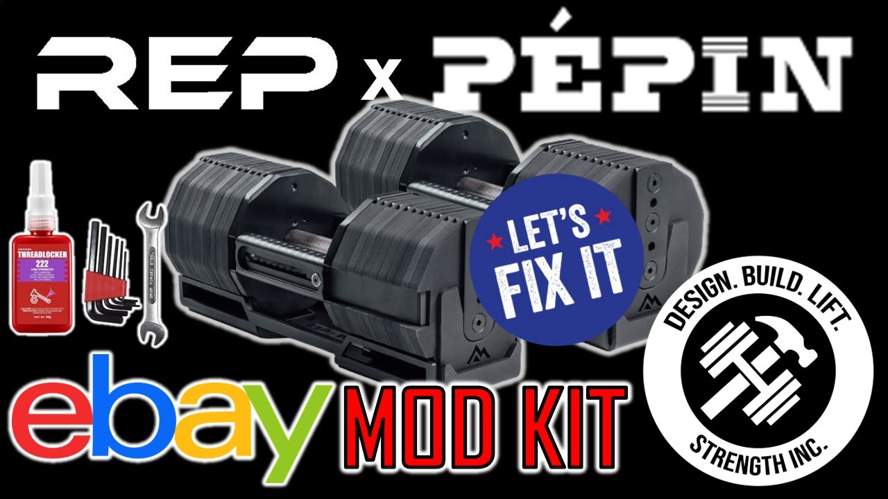 REPPINS MOD KIT Review: Fix your REP x PEPIN Adjustable Dumbbells