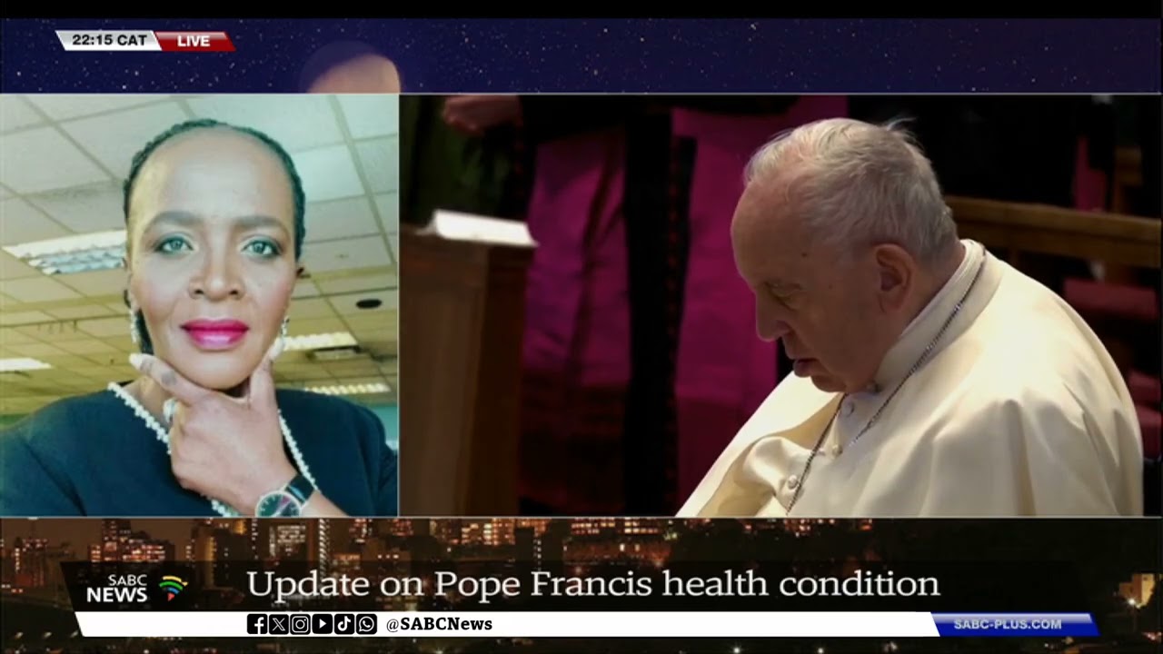 Pope Francis health update: Sophie Mokoena