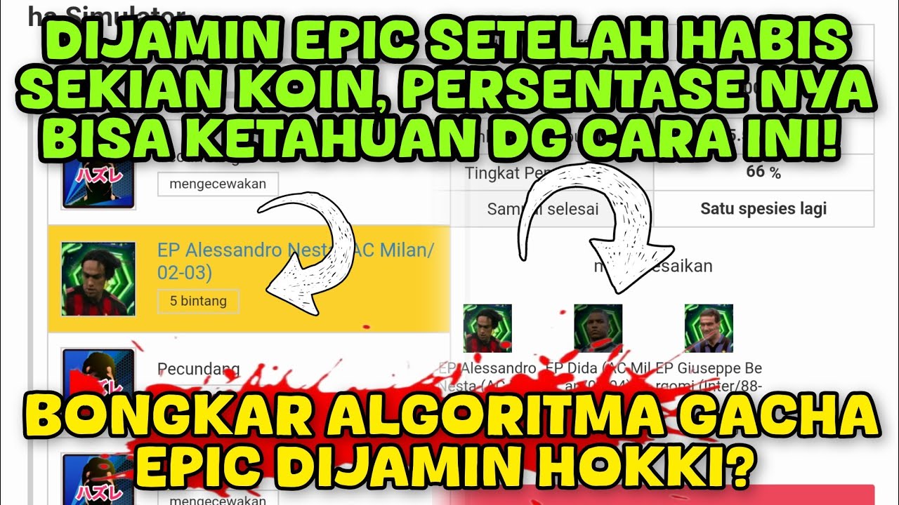 BONGKAR ALGORITMA GACHA KONAMI‼️SIMULASI GACHA BIKIN KITA MAKIN PEDE GACHA DI JAM JAM TERTENTU??? 