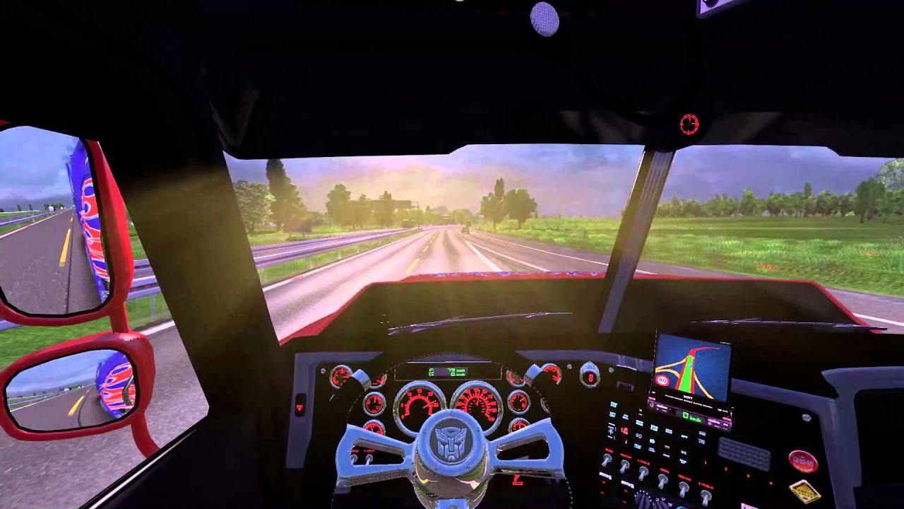 Euro Truck Simulator 2 Optimus Prime part1