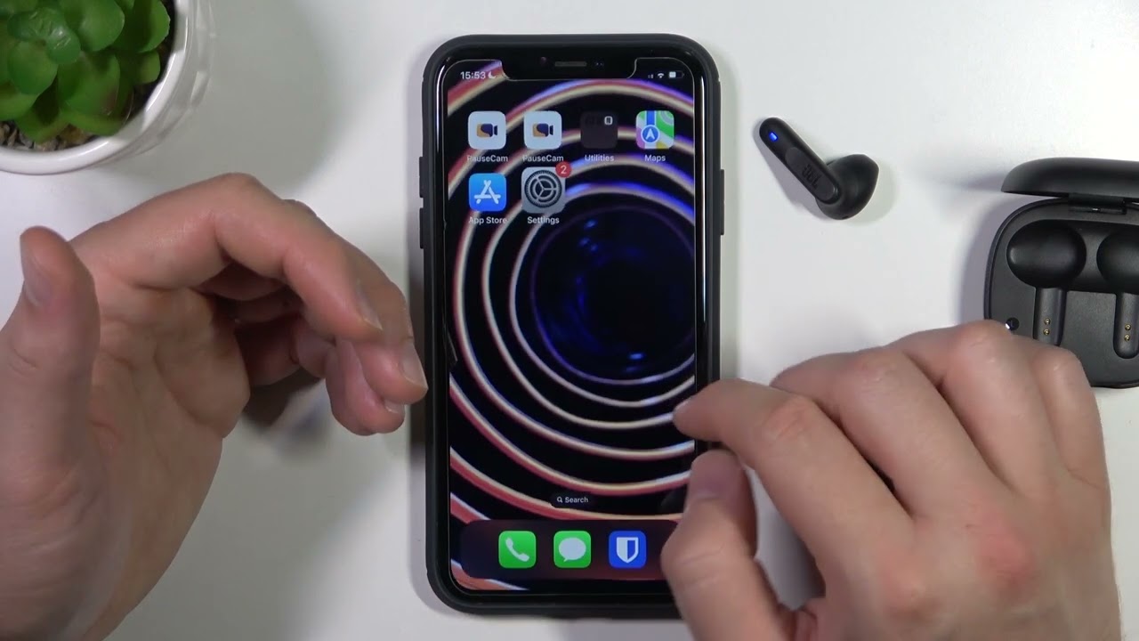 Как подключить JBL Wave Flex к iPhone или iPad?