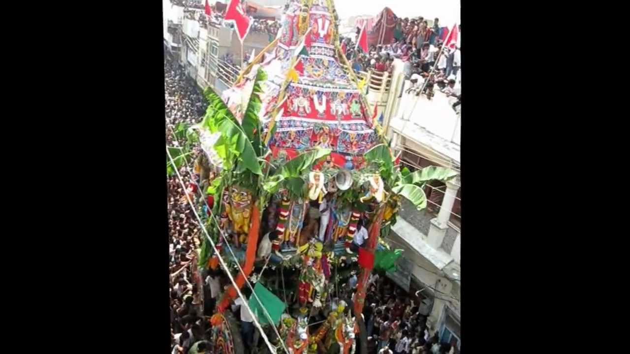 Sri Khadri Lakshmi Narasimha Swami vari  Rathotsavam (Teru) #devotional #kadiri #narasimhaswami
