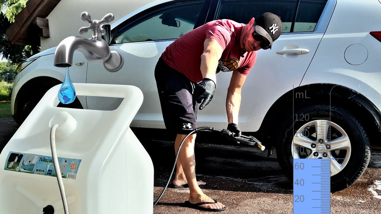 Combien d'eau utilise t-on pour laver une voiture ...!