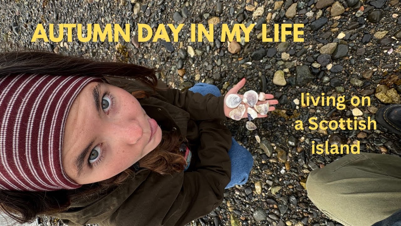 embracing autumn living on a scottish island vlog.