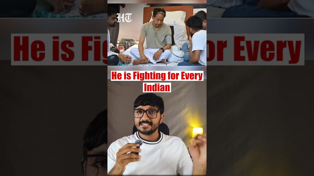 Sonam Wangchuk is fighting for us #sonamwangchuk #protest #education #india #government