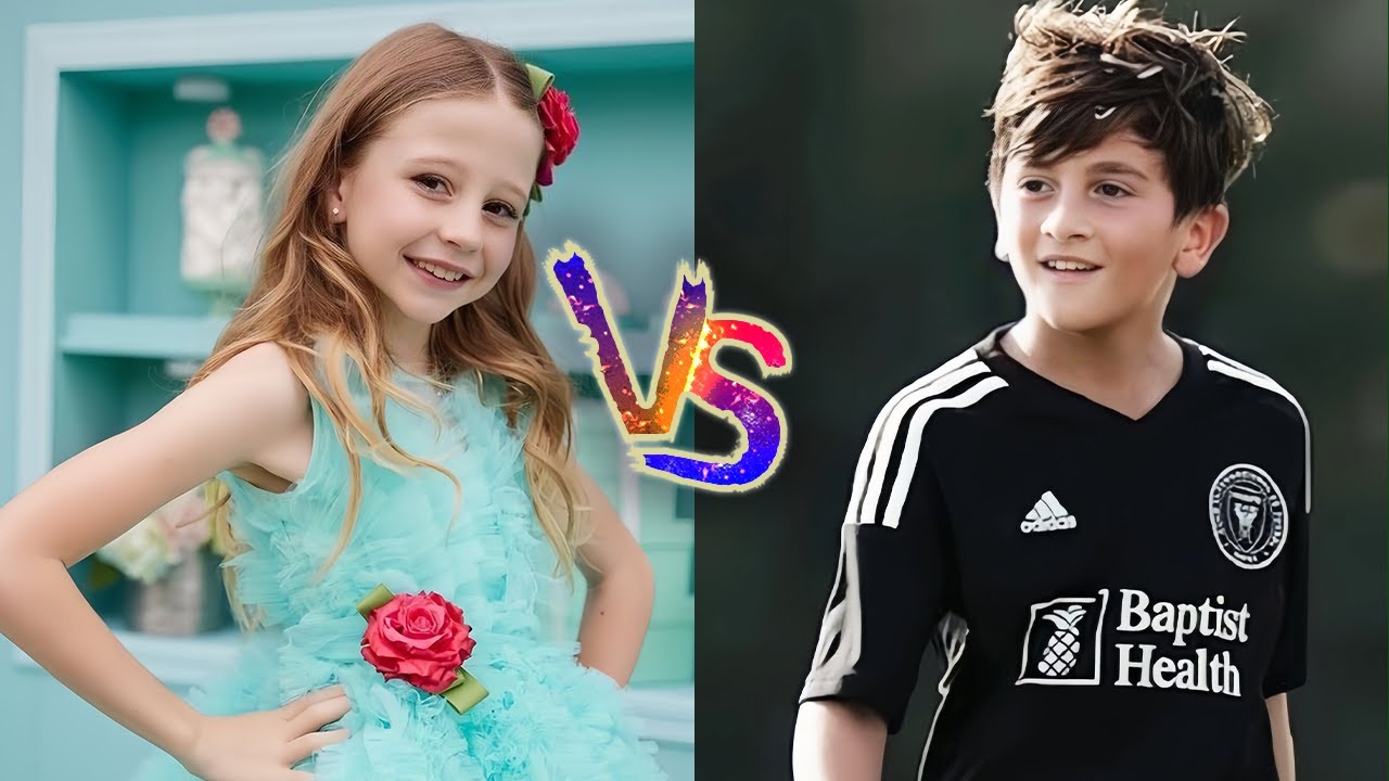 Like Nastya VS Thiago Messi (Messi's son) Transformation 2024 ⭐ From Baby To Now