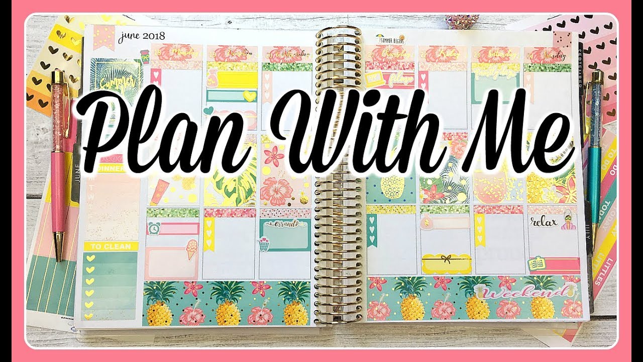 Plan With Me / Summer Fun / Erin Condren Life Planner