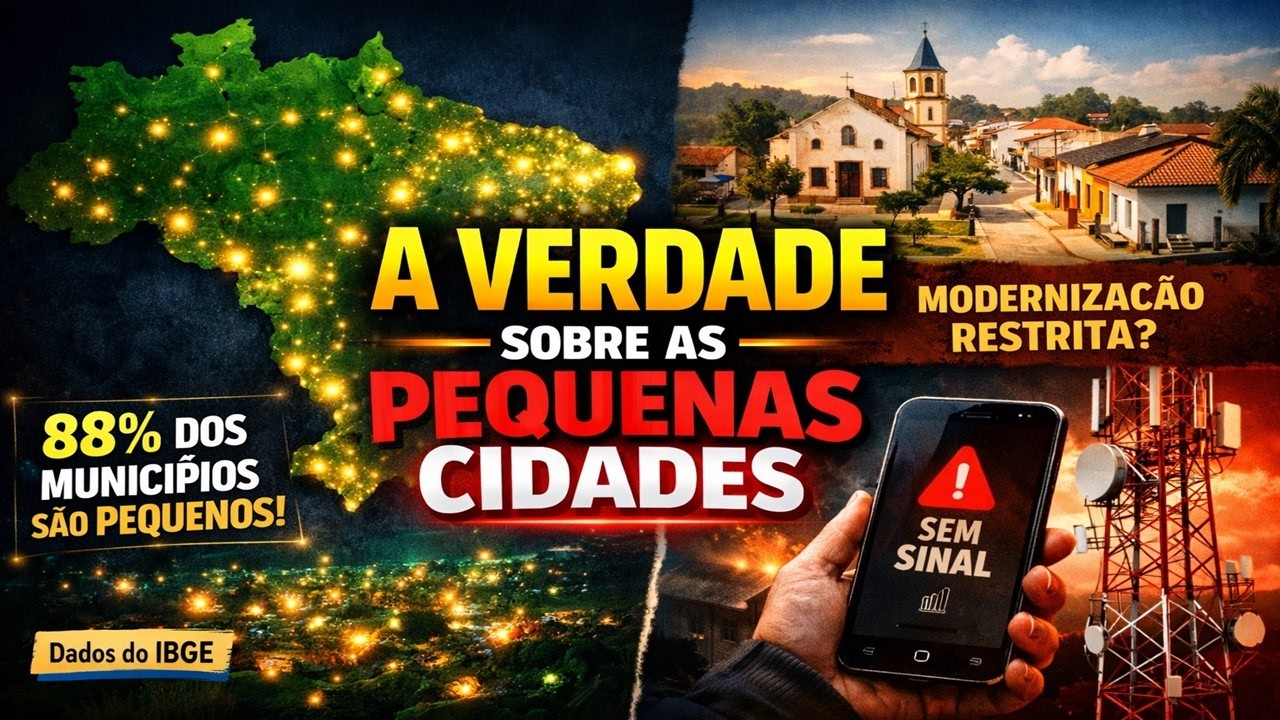 A VERDADE SOBRE CIDADES PEQUENAS NO BRASIL!