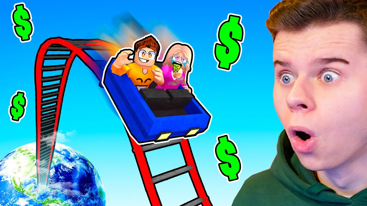 WYDAŁEM 100,000ZŁ NA NAJWYŻSZĄ KOLEJKE GÓRSKĄ w Roblox!