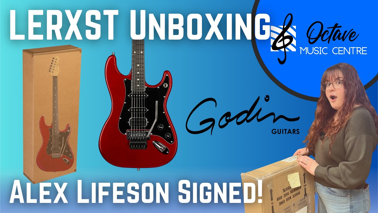 Распаковка гитары LERXST Alex Lifeson!