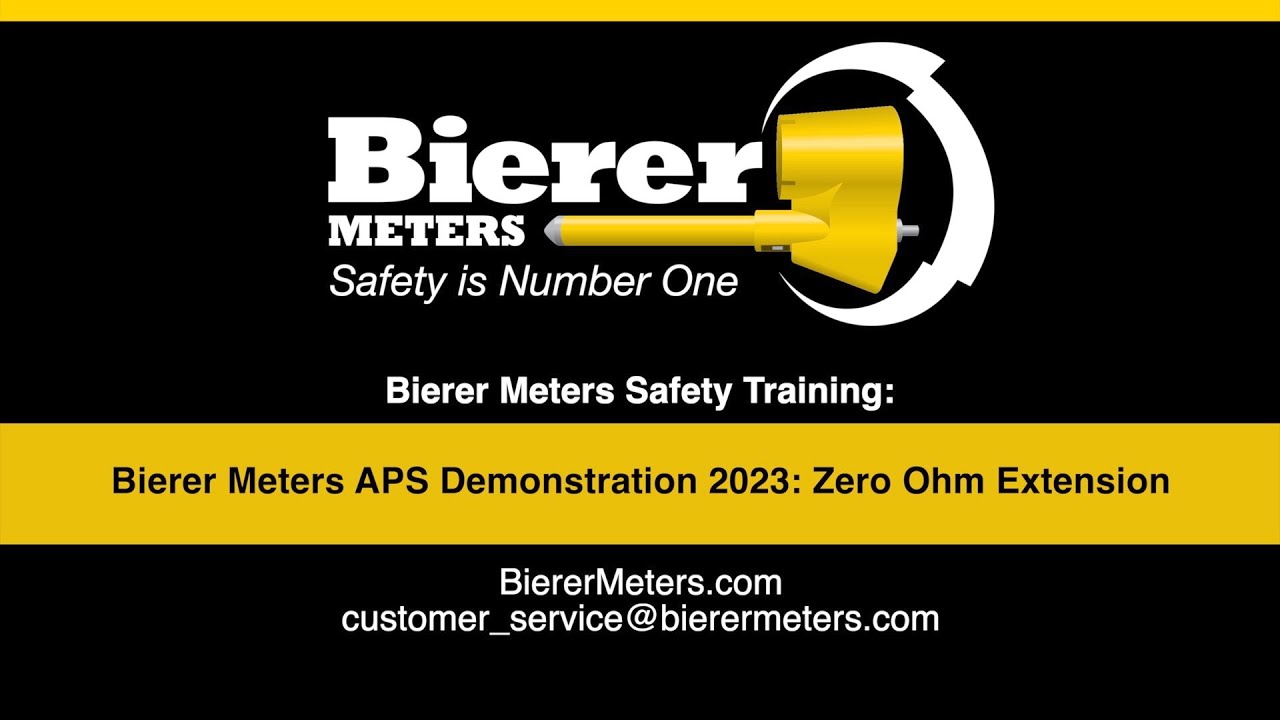 Bierer Meters APS Demonstration: Zero Ohm Extension
