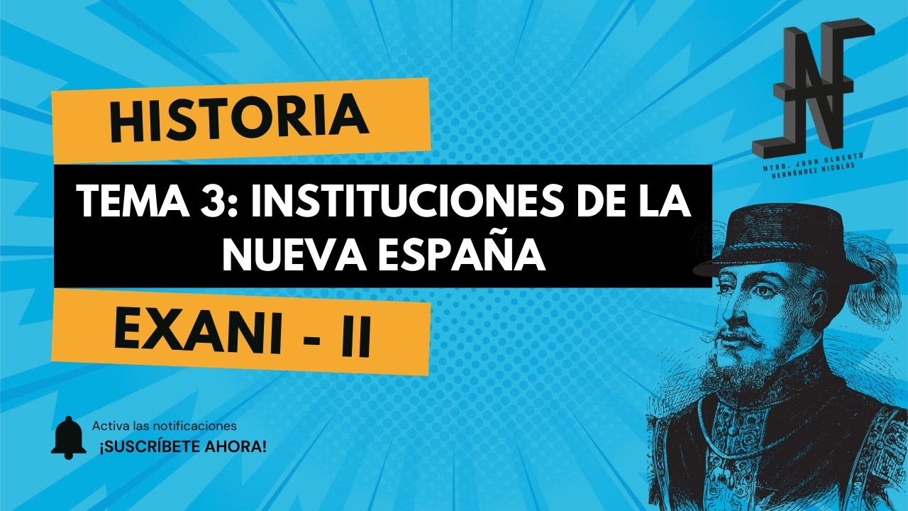 𝐈𝐧𝐬𝐭𝐢𝐭𝐮𝐜𝐢𝐨𝐧𝐞𝐬 𝐝𝐞 𝐥𝐚 𝐍𝐮𝐞𝐯𝐚 𝐄𝐬𝐩𝐚𝐧̃𝐚|𝐓𝐞𝐦𝐚 𝟑. | 𝐇𝐢𝐬𝐭𝐨𝐫𝐢𝐚| 𝐄𝐗𝐀𝐍𝐈-𝐈𝐈.