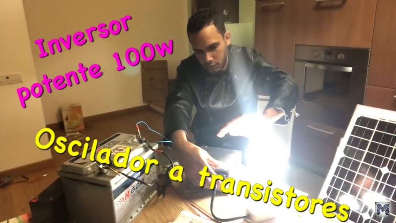 Inversor de media potencia, incre&iacute;ble oscilador a  transistores muy potente