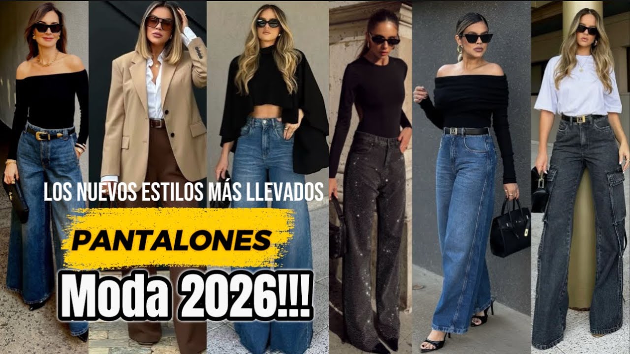 PANTALONES 2026!! NUEVOS ESTILOS De MODA TENDENCIA MUJER 