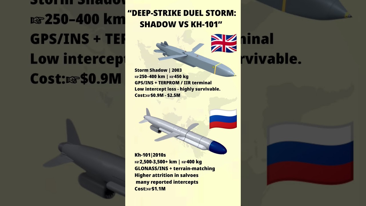 Storm Shadow vs Kh-101 &ndash; Ultimate Deep-Strike Cruise Missile Showdown!
