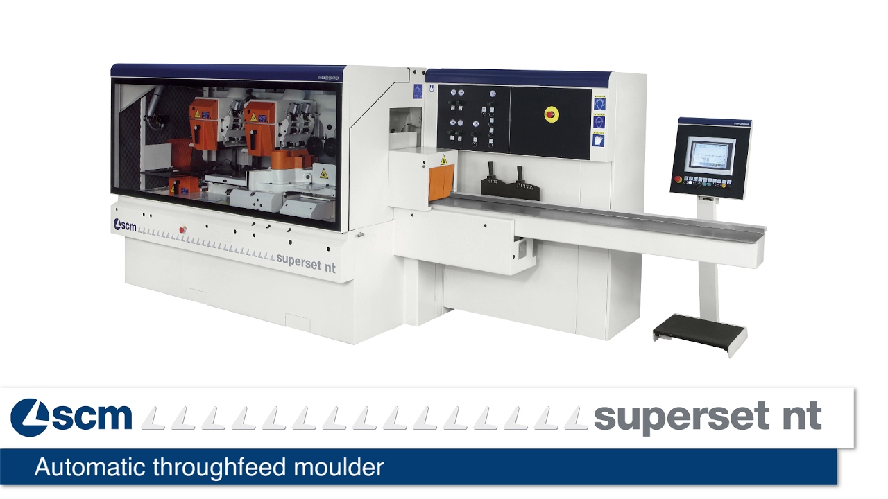 SCM Superset nt - Automatic throughfeed moulders
