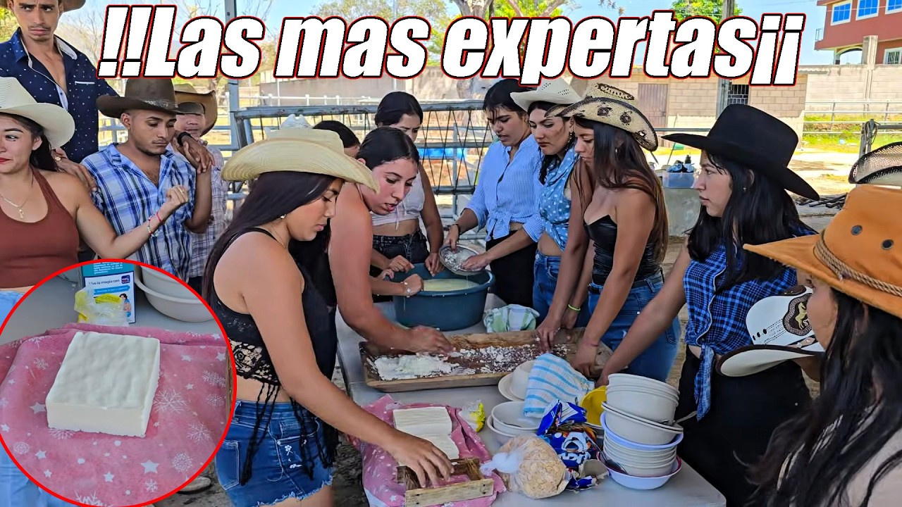 Así van quedando los primeros quesos🐮🧀