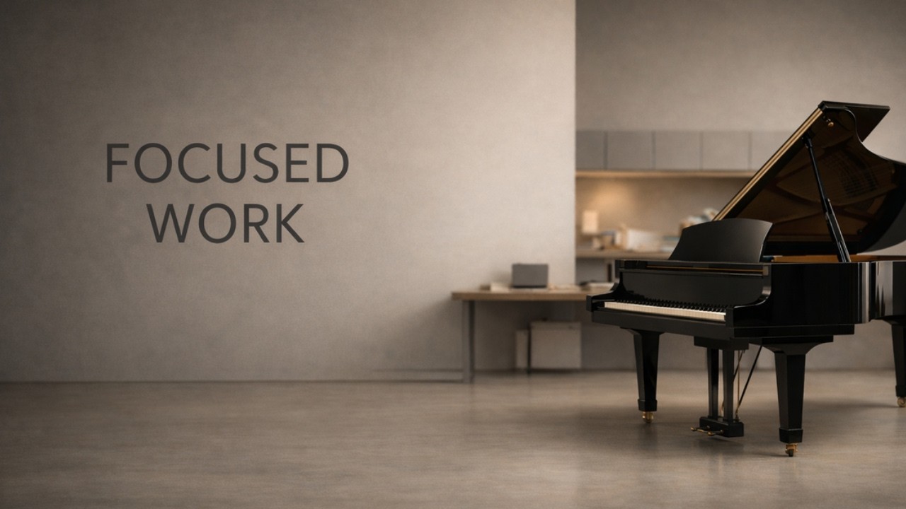 Minimal Piano Music for Focused Work & Productivity