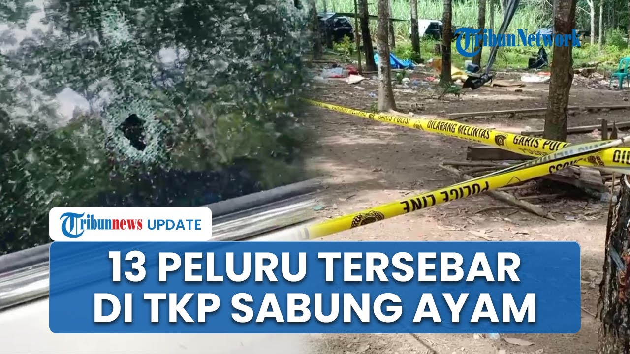 Update Kondisi TKP Penembakan 3 Polisi di Lapak Judi Sabung Ayam Lampung, Ditemukan 13 Peluru