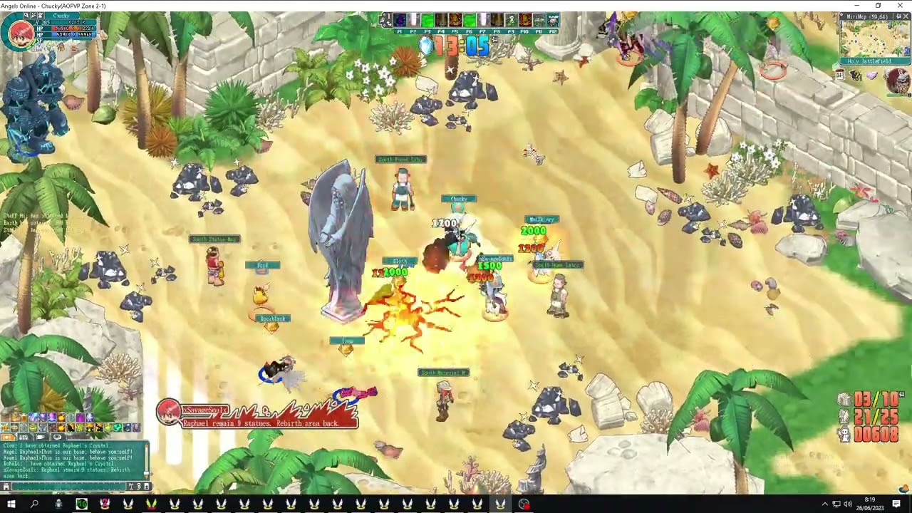 ANGELS ONLINE PVP2 || EARTH LIFE STILL META?! WATCH THISS!!