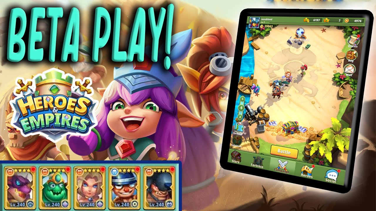 First Look at Heroes and Empires BETA!  - NFT / PlayToEarn game