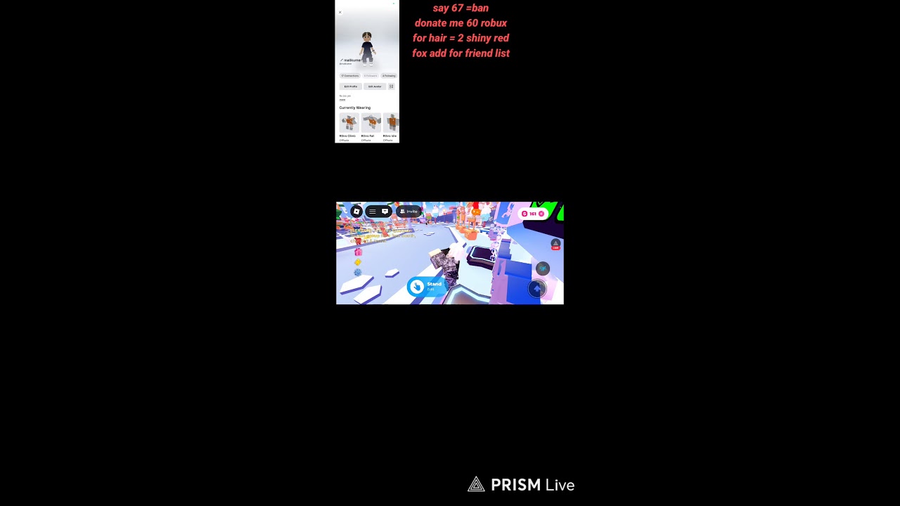 live streaming of TNT Force Roblox Plz donate