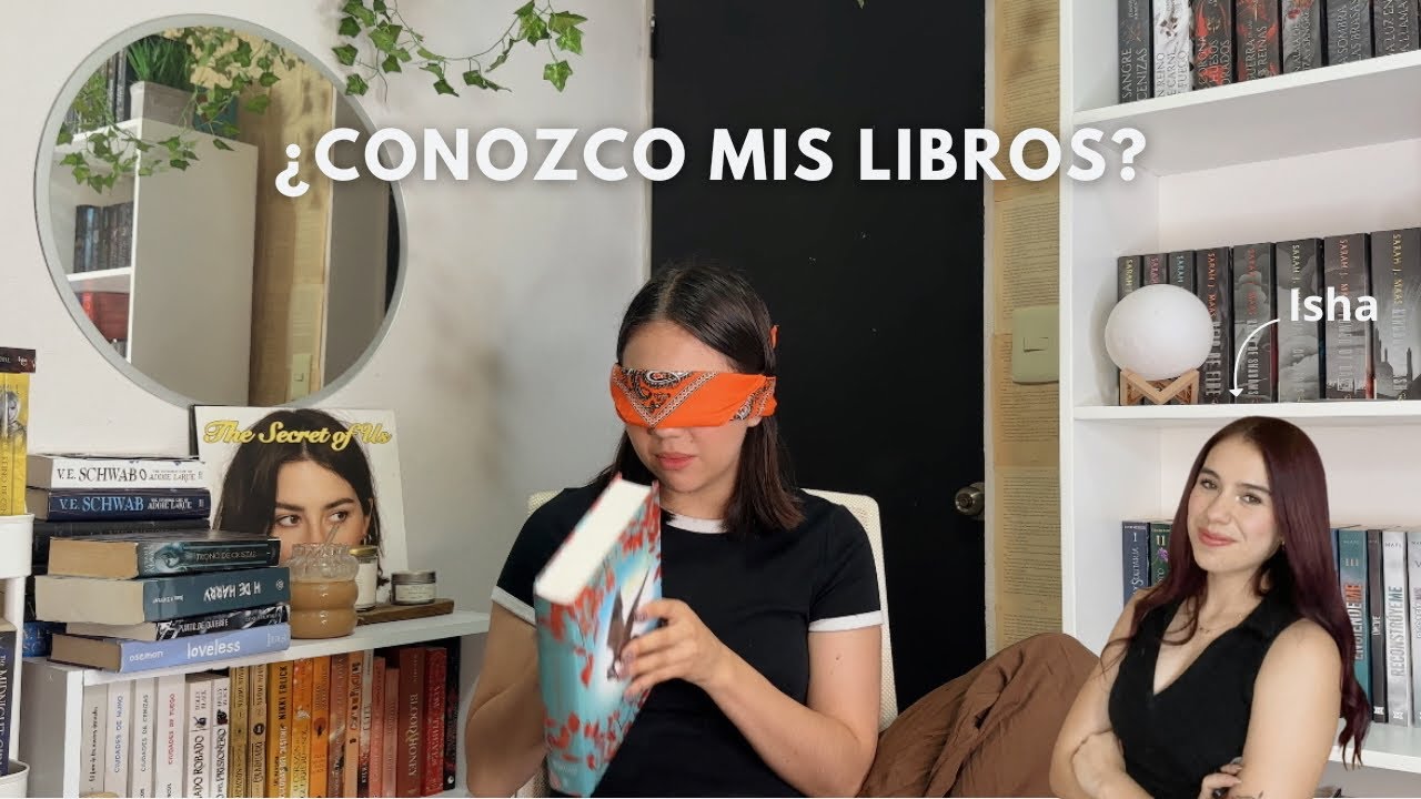 ¿Que tanto conozco mis libros? 🙇🏻‍♀️📚 // Blindfolded book challenge