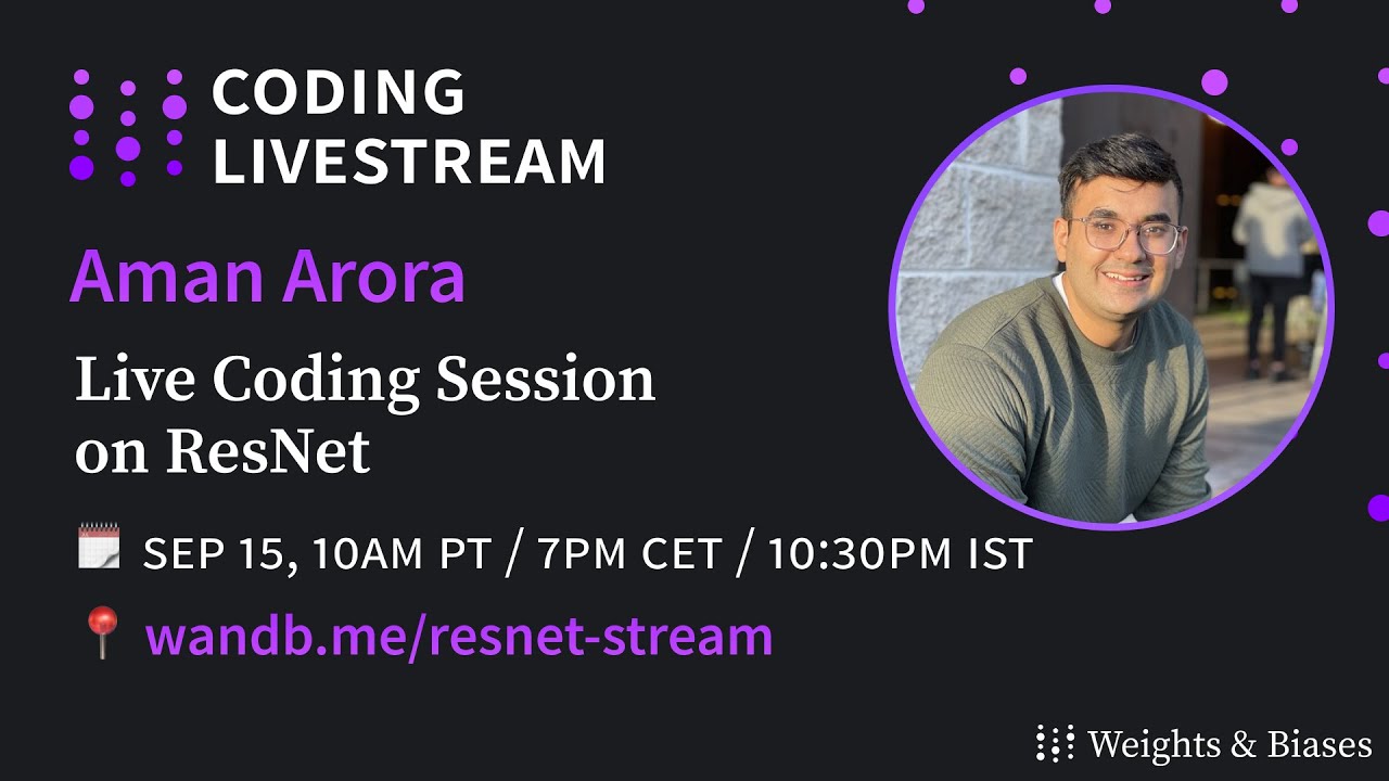 Live Coding Session on ResNet