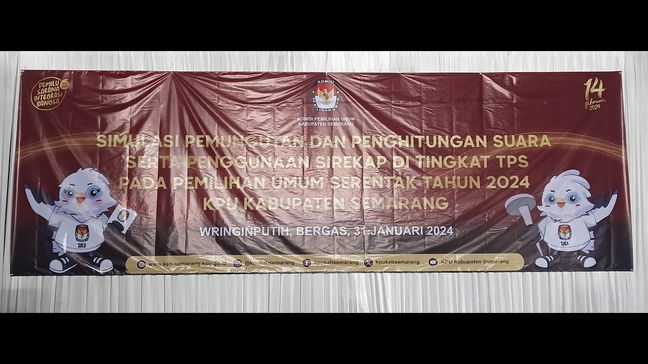 LIVE SIMULASI PEMUNGUTAN DAN PENGHITUNGAN SUARA SERTA SIREKAP TINGKAT TPS PEMILU 2024