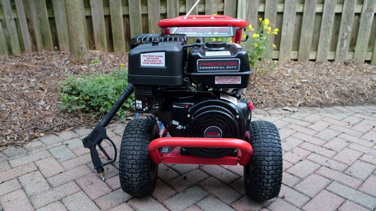 Настройка, тестирование и обзор мойки высокого давления Predator 4400 PSI