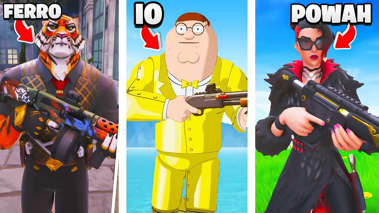 Mi fingo TUTTI i BOSS di Fortnite per Vincere! (ha funzionato)