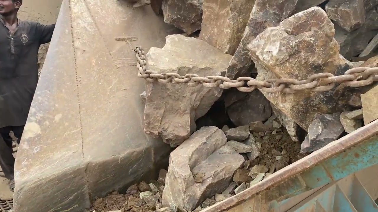 Mysterious Rock Inside Excavator