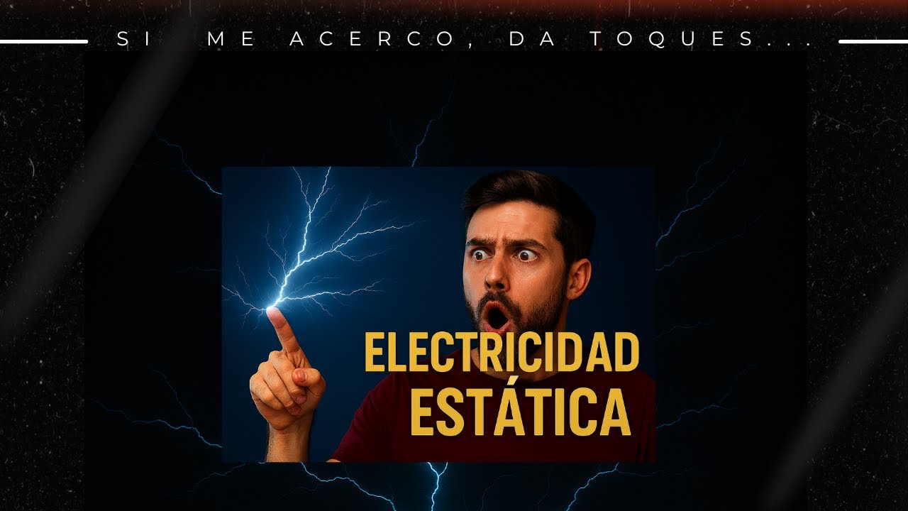 ¿Qué es la ELECTRICIDAD ESTATICA? ¡Descubre porque ocurre y como EVITARLA! ⚡️⚡️
